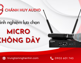 Chia sẻ kinh nghiệm lựa chọn micro không dây hát karaoke